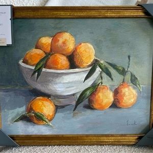 NEW Studio McGee Threshold - Citrus Harvest Framed Wall Art Canvas.